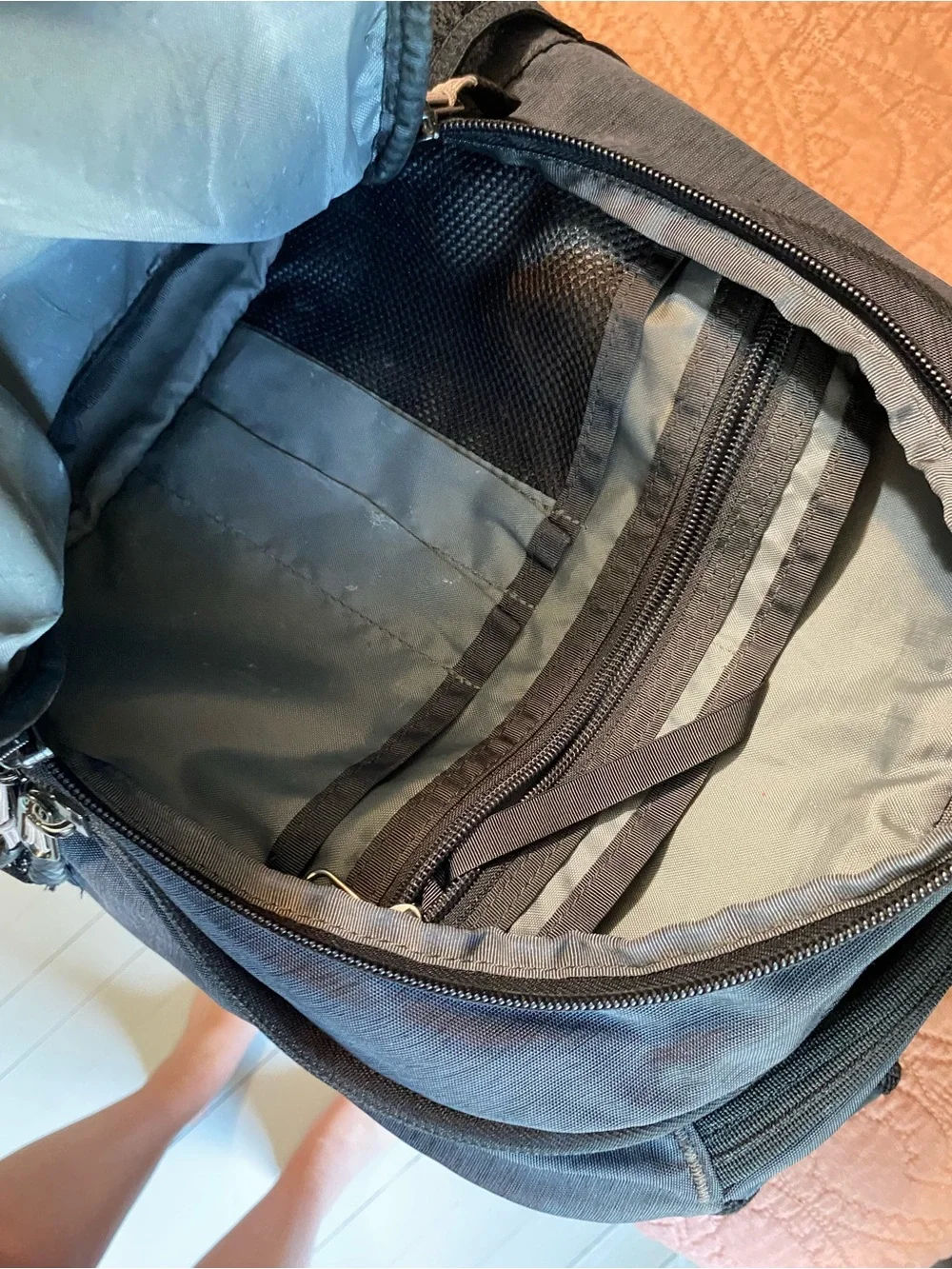 REI brown backpack